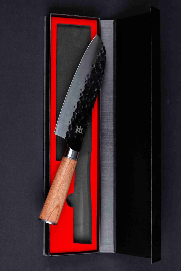 Santoku nož ružino drvo